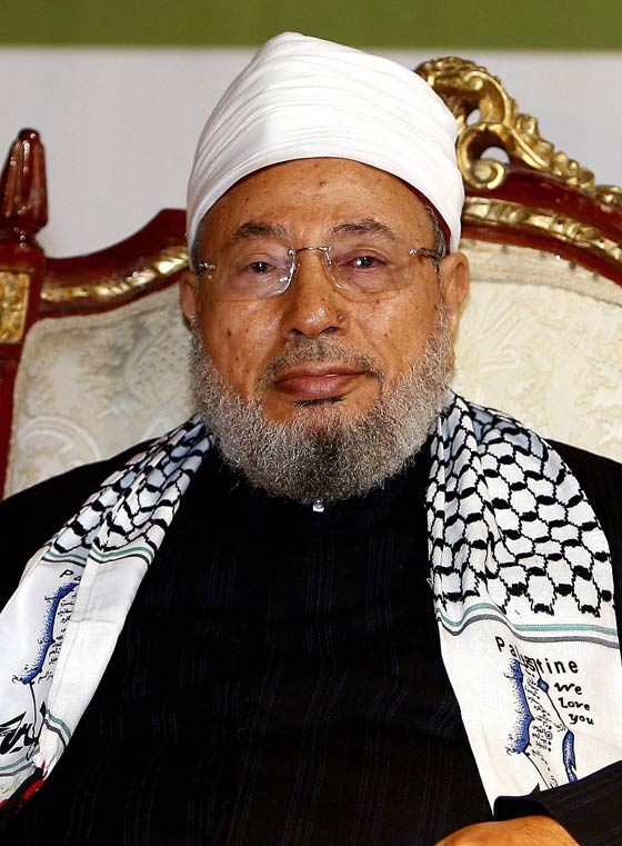 رئيس اتحاد علماء المسلمين الشيخ القرضاوي على قائمة المطلوبين صورة رقم 4