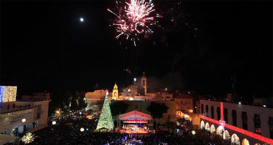 صور فلسطين في احتفالات عيد الميلاد: انوار واشجار وزينة الميلاد صورة رقم 3