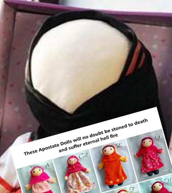 رميساء.. اختراع احمق لدمية محجبة بلا ملامح تمثل الشريعة الاسلامية صورة رقم 6