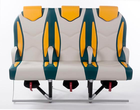 لهذا السبب تم تصنيع مقاعد خفيفة لطيفة لاستخدامها في الطائرات صورة رقم 1