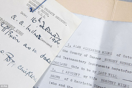 الانترنت يتيح متابعة ملايين الوصايا لشخصيات بريطانية بينها تشرشل صورة رقم 2