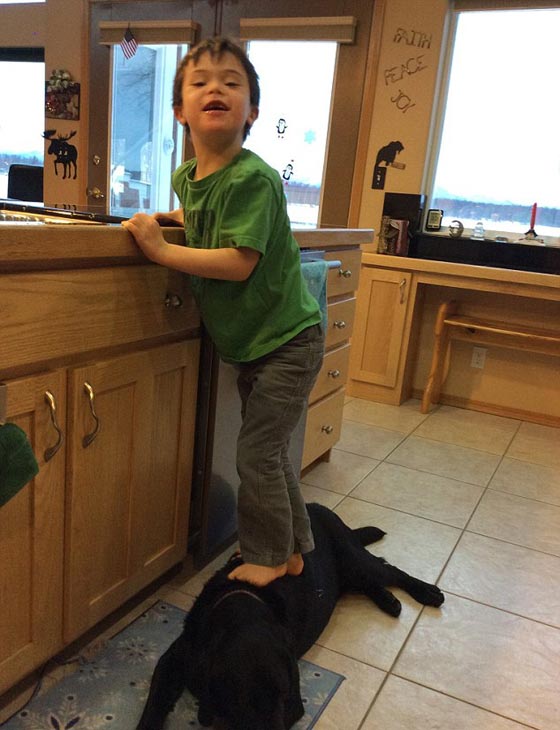 طفل وكلب.. صور تطلق موجة غضب فيسبوكية ضد السياسة الاميريكية صورة رقم 1