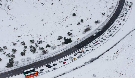 الشرق الاوسط يستعد لاستقبال عاصفة ثلجية بعد ساعات صورة رقم 5