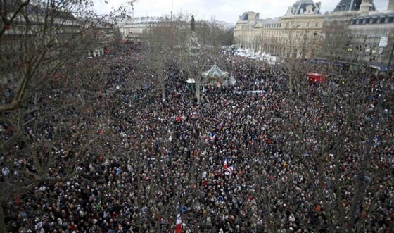 اين اختفت ميركل وبقية النساء من مسيرة باريس؟ صورة رقم 8