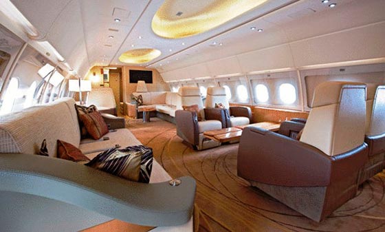 بالصور.. طائرات الأثرياء الأغلى ثمنا والأكثر رفاهية صورة رقم 7