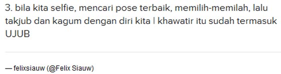 تغريدة ضد السيلفي والنساء تثير موجة كبيرة من الجدل في اندونيسيا صورة رقم 1
