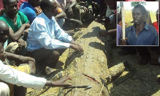  معركة الـ 90 دقيقة تنتهي بانتقام صياد من تمساح قتل زوجته وطفله صورة رقم 3