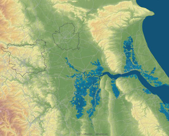 بالصور.. لندن ستصبح تحت الماء اذا ما ذابت القمم والأنهار الجليدية صورة رقم 2