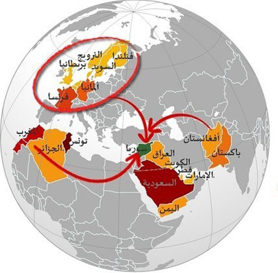معطيات مثيرة عن مقاتلي داعش.. معظمهم جاؤوا من القارة العجوز صورة رقم 2 معطيات مثيرة عن مقاتلي داعش.. معظمهم جاؤوا من القارة العجوز صورة رقم 2