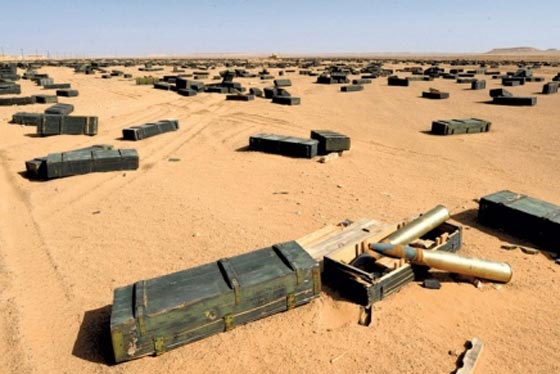 اطنان من الاسلحة الكيماوية في الصحراء الليبية.. هل تصل الى داعش؟ صورة رقم 1