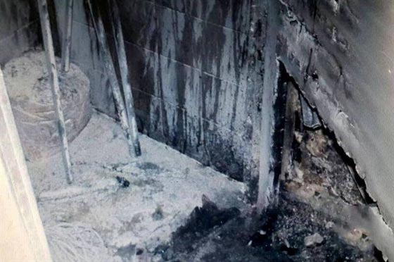 عصابة تدفيع الثمن تشعل النار في الكنيسة الارثوذكسية المقدسية صورة رقم 1