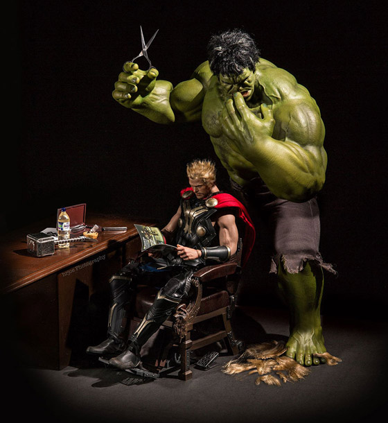 صور مضحكة: الحياة السرية لبعض الابطال الخارقين تكشف حقيقتهم  صورة رقم 5