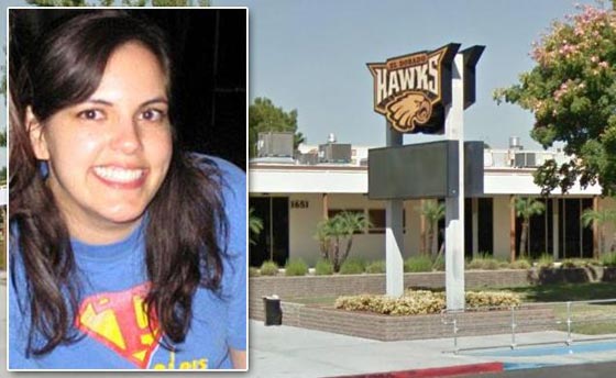  العثور على معلمة مشنوقة في صف تعليمي بكاليفورنيا صورة رقم 1