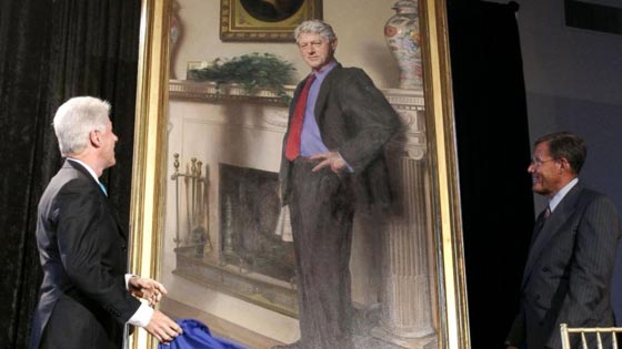 لوحة بورتريه تعيد فضيحة كلينتون مع مونيكا الى الواجهة صورة رقم 7