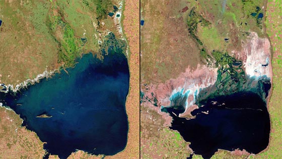 بالصور.. هكذا ظهرت التغيرات على كوكب الارض خلال العقود الاخيرة صورة رقم 4 بالصور.. هكذا ظهرت التغيرات على كوكب الارض خلال العقود الاخيرة صورة رقم 4