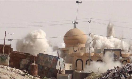 تدمير دير لقديس انتقل من الوثنية الى المسيحية على يد داعش.. شاهد الصور صورة رقم 5