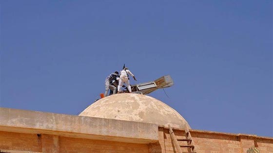 تدمير دير لقديس انتقل من الوثنية الى المسيحية على يد داعش.. شاهد الصور صورة رقم 8