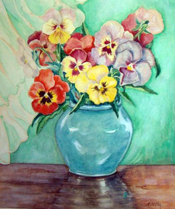 لوس انجلوس: الرسام ادولف هتلر يعرض لوحته الزهور للبيع في مزاد علني صورة رقم 23