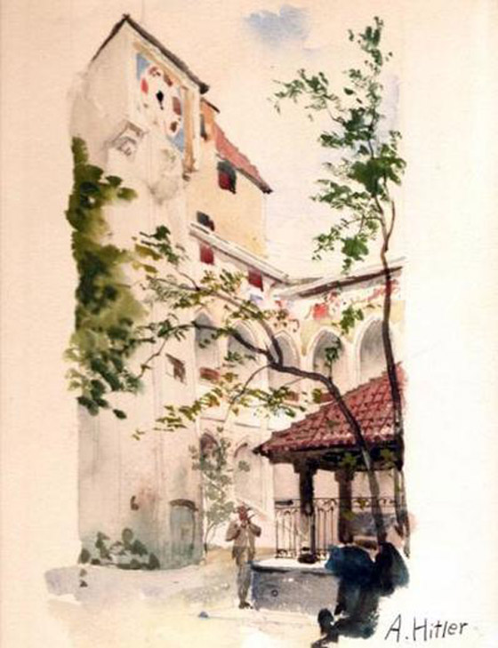 لوس انجلوس: الرسام ادولف هتلر يعرض لوحته الزهور للبيع في مزاد علني صورة رقم 6