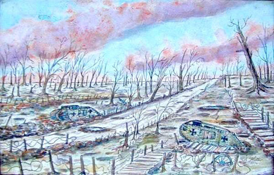 لوس انجلوس: الرسام ادولف هتلر يعرض لوحته الزهور للبيع في مزاد علني صورة رقم 8