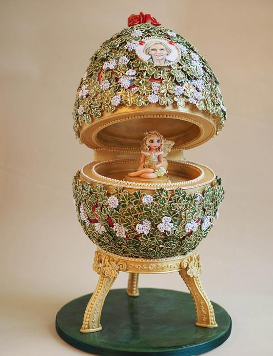 صور اجمل كيك بيض عيد الفصح مستوحى من مجوهرات فابرجيه صورة رقم 12 صور اجمل كيك بيض عيد الفصح مستوحى من مجوهرات فابرجيه صورة رقم 12