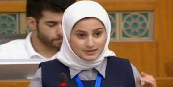 لماذا قطعت ادارة التلفزيون البث خلال حديث هذه الطالبة الكويتية؟ صورة رقم 1 لماذا قطعت ادارة التلفزيون البث خلال حديث هذه الطالبة الكويتية؟ صورة رقم 1