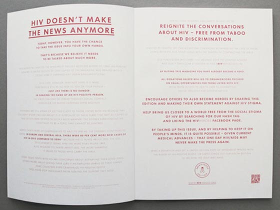 مجلة نمسوية تتضامن مع مصابي نقص المناعة بطباعتها عددا ممزوجا بدمائهم!! صورة رقم 3 مجلة نمسوية تتضامن مع مصابي نقص المناعة بطباعتها عددا ممزوجا بدمائهم!! صورة رقم 3