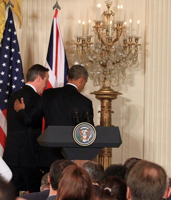 بالصور.. اوباما وكاميرون يرتبطان بعلاقة اخوة لا تنفصم عُراها صورة رقم 1