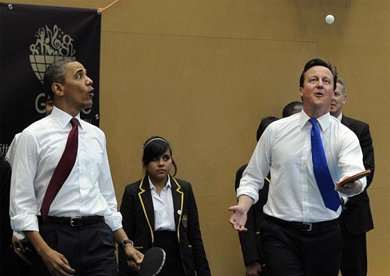 بالصور.. اوباما وكاميرون يرتبطان بعلاقة اخوة لا تنفصم عُراها صورة رقم 4