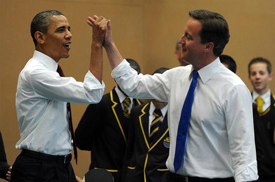 بالصور.. اوباما وكاميرون يرتبطان بعلاقة اخوة لا تنفصم عُراها صورة رقم 6