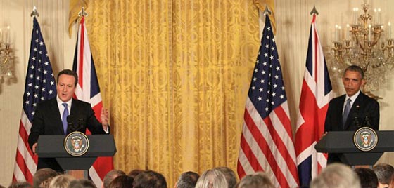 بالصور.. اوباما وكاميرون يرتبطان بعلاقة اخوة لا تنفصم عُراها صورة رقم 3