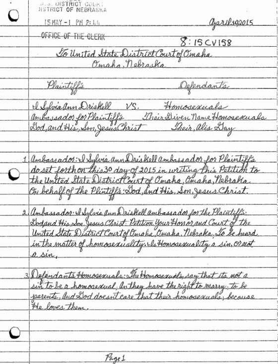 مبعوثة الله ويسوع المسيح تقاضي المثليين جميعا! صورة رقم 3