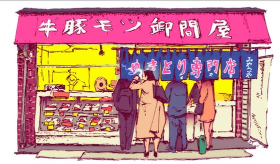 فنان استرالي يبدع برسم مناظر طوكيو الخلابة على فناجين قهوة صورة رقم 9 فنان استرالي يبدع برسم مناظر طوكيو الخلابة على فناجين قهوة صورة رقم 9