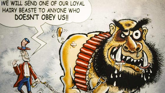 بالصور.. مسابقة رسوم كاريكاتير تسخر من داعش في ايران صورة رقم 4