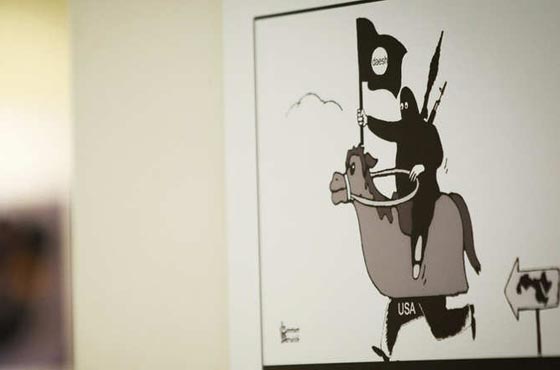 بالصور.. مسابقة رسوم كاريكاتير تسخر من داعش في ايران صورة رقم 12