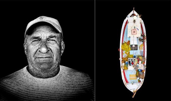 ذئاب البحر اليونانيين يروون مغامراتهم بوجوه تكافح امواجه العاتية  صورة رقم 2