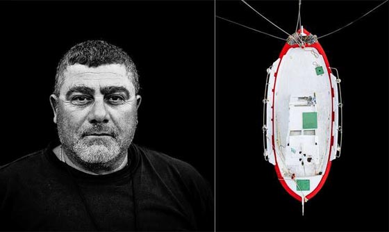 ذئاب البحر اليونانيين يروون مغامراتهم بوجوه تكافح امواجه العاتية  صورة رقم 3