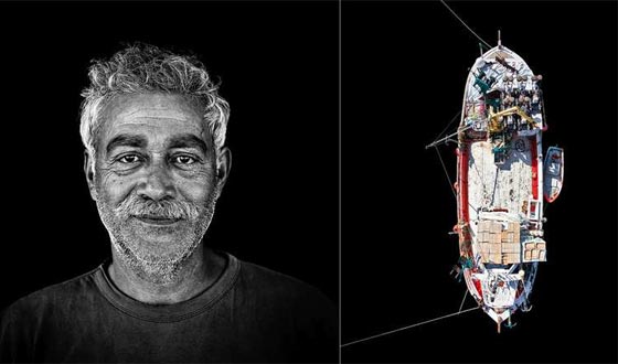 ذئاب البحر اليونانيين يروون مغامراتهم بوجوه تكافح امواجه العاتية  صورة رقم 6