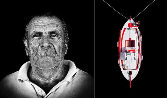 ذئاب البحر اليونانيين يروون مغامراتهم بوجوه تكافح امواجه العاتية  صورة رقم 7