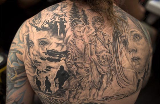  صور تقشعر لها الابدان من مهرجان الوشم التعذيبي في تل ابيب صورة رقم 6