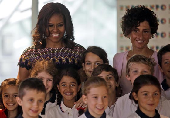 ميشال اوباما تكافح سمنة الاطفال وتكشف عن طعامها المفضل صورة رقم 9