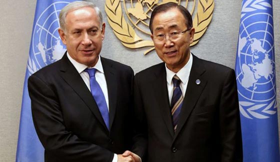 نتنياهو يصف كي مون بالمنافق ودفاعه عن اطفال فلسطين يوم اسود صورة رقم 3