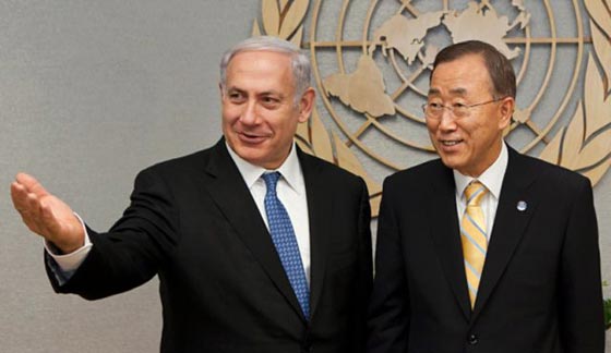 نتنياهو يصف كي مون بالمنافق ودفاعه عن اطفال فلسطين يوم اسود صورة رقم 6