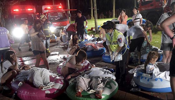  فيديو مروّع.. حريق هائل في متنزه للالعاب المائية يوقع 516 جريحا صورة رقم 10