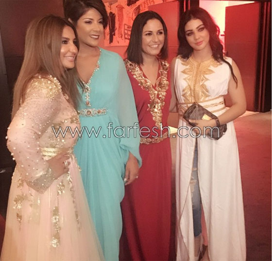 الفنانة العراقية شذى حسون تتالق في حفل سحور مغربي.. بقفطان وردي صورة رقم 13