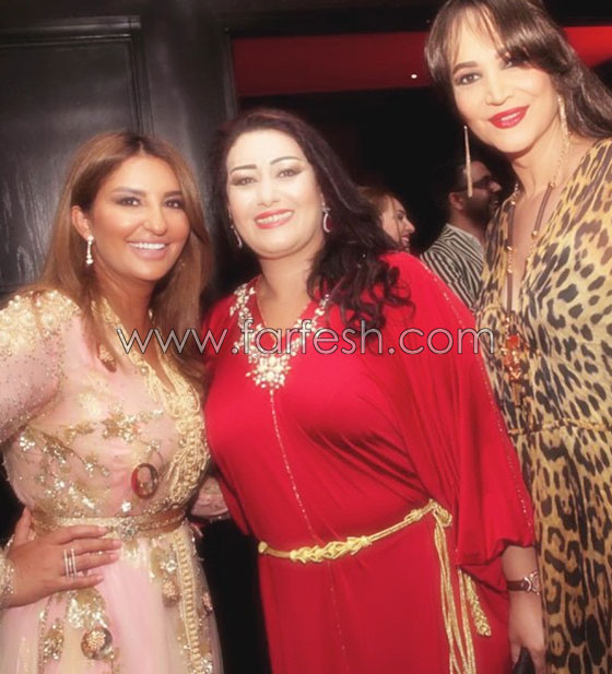 الفنانة العراقية شذى حسون تتالق في حفل سحور مغربي.. بقفطان وردي صورة رقم 14