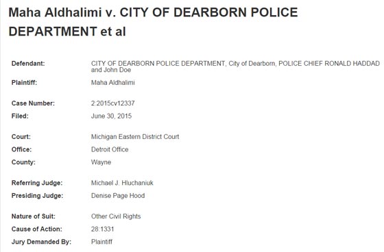 الشرطة الامريكية تجبر امرأة على خلع الحجاب بسبب مخالفة سير  صورة رقم 2