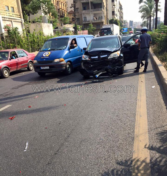 صور رولا سعد بعد تعرضها لحادث سير مع شقيقتها لتي اصيبت اصابات بالغة صورة رقم 5