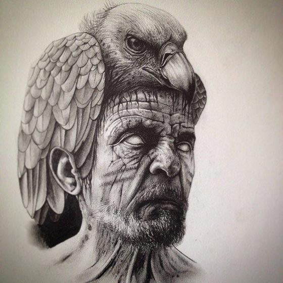 بالصور.. بول جاكسون فنان مبدع يحول رسوماته الى هياكل عظمية صورة رقم 7