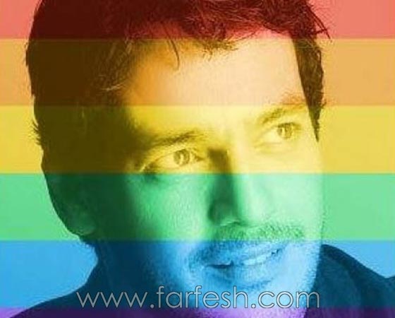  خالد أبو النجا ينشر صورته بالوان الطيف تأييدا لزواج المثليين  صورة رقم 2